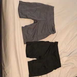 Pair of compression shorts